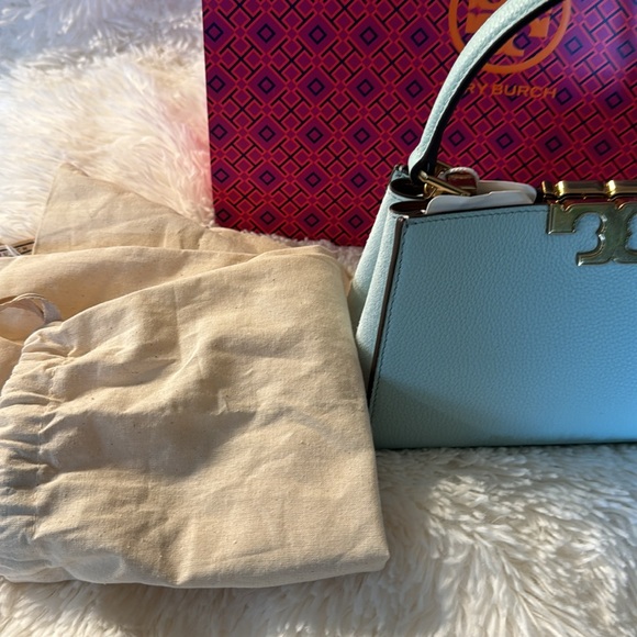 Used once TB Eleanor Pebbled Mini Satchel - Picture 3 of 7